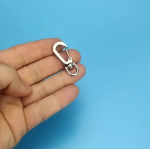 Mini Spring Backpack Clasps Zinc Alloy Carabiners Survival Climbing EDC Snap Hooks Keychain Buckle Clips For Car Keys Finder