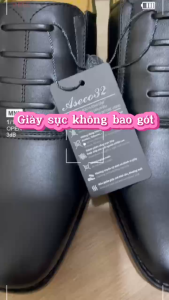 Giày Da Nam Không Gót Đế Cao Su Chắn Chắn Êm Ái Khi Mang