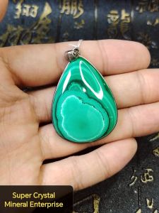 Natural South Africa High Grade Malachite Crystal Pendant MP5 #supercrystal #MalachiteCrystal