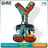Xinda | Dây Đai An Toàn Toàn Thân 5 Điểm Đa Năng Cho Leo Núi Đá Rappelling Cứu Hộ Lắp Đặt Điều Hòa Hoạt Động Ngoài Trời Bảo Vệ Công Việc Trên Cao Dây Đai An Toàn