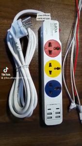 Ổ cắm Lioa đa năng có 6 cổng usb sạc nhanh 15w 3  ổ cắm công suất 2200w bảo hành 5 năm