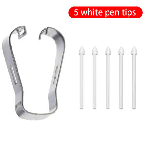 5PCS Replacement S Pen Tips Nibs with Metal Clip Compatible with Samsung Galaxy Note 9 Note10 Plus Note10 Lite Note20 Ultra Styl