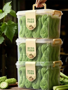 WENXIANGZAN | Handmade Buckwheat Bitter Melon Celery Low Sugar Whole Grain Noodles