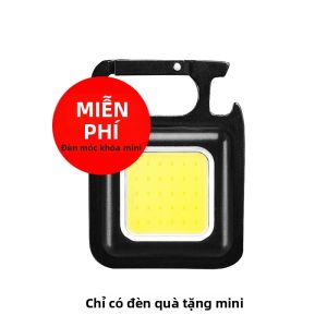 XIWANGFIRE Mini Đèn Pin Móc Khóa LED EDC Torch Có Kẹp Từ Tính Đèn Sáng Di Động Để Cắm Trại Ngoài Trời Câu Cá