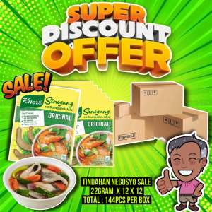Knorr Sinigang sa Sampalok Mix Tamarind Soup Original Made 22gram x 12 x 12 total 144pcs Per Box