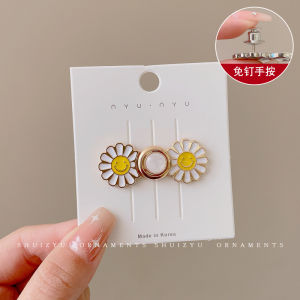 ปุ่มกระชับสัดส่วนเอวบนกางเกงยีนส์โดยหยกในน้ํา เข็มยึดกระชับเอว ปักฟรีที่จําเป็นสําหรับเอวใหญ่