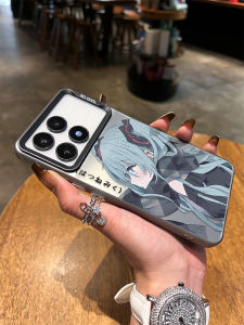 เคสโทรศัพท์มือถือ Acrylic Laser ป้องกันการตกหล่นสำหรับ Redmi K90 K80 K70Pro K60 K50 K40 Turbo3 ดีไซน์สาวน้อยน่ารัก ดีไซน์การ์ตูน