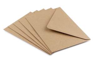 Brown Envelope Paper Long and Short sizes Sold Per piece