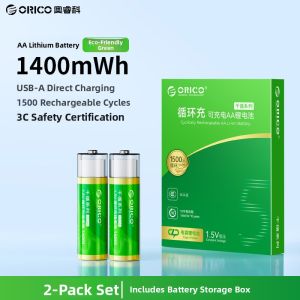 ORICO | High Capacity Rechargeable Lithium Batteries Toy and Remote Control Use