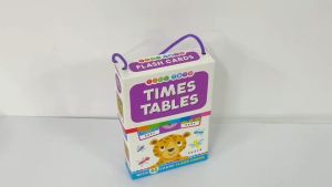 Tiny Tots My Times Tables Flashcards Case For Kids & Toddlers To Learn Multiplication