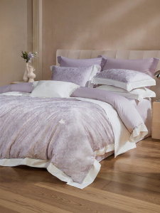 Mercury | 100S Twin Thread Long Staple Cotton Satin High-end Four Piece Set