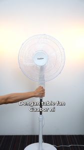 Gaabor Fan 45W 3 Speed Adjustment Quiet Lightweight Low Noise Stand Table Fan FM430M-WH05A