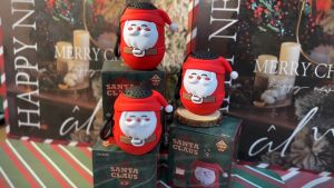 Brifit Loa Bluetooth Mini Hoạt Hình Loa Di Động Không Dây Hình Ông Già Noel Dễ Thương Loa Nhỏ 3W Với Âm Thanh Trong Trẻo Hỗ Trợ Thẻ TF Thiết Kế Dây Đeo Cho Đi Bộ Đường Dài Đạp Xe Du Lịch Quà Tặng