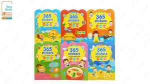 Sách - 365 Sticker Bóc Dán Thông Minh Iq Eq Cq Bộ 6 Cuốn