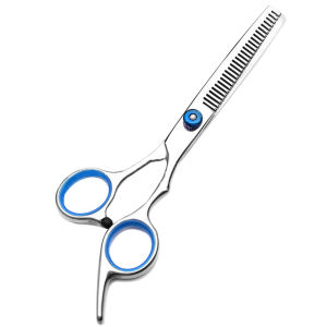 Bộ Kéo Cắt Tóc Chuyên Nghiệp 6 Inch Gồm Kéo Cắt Và Kéo Tỉa Dụng Cụ Cho Thợ Cắt Tóc Tay Cầm Bằng Nhôm Lưỡi Thép Không Gỉ