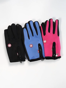 [SG Local Stock]Warm Winter Gloves Touch Screen Warm Outdoor Cycling Motorcycle Cold Gloves Wind Proof Anti Slip Gloves