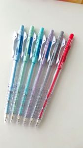 Bút bi màu Pastel Pro 027 Thiên Long TL-105 Ngòi 0.5mm Mực Xanh / Ruột thay thế BPR-06