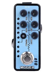 Pedal Hiệu Ứng Guitar MOOER 018 Custom 100 Với Hai Kênh EQ 3 Băng Tần & Gain Mô Phỏng Preamp Kỹ Thuật Số Và Cabinet Cho Guitar Điện