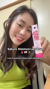 Aishodo Magical Sakura Japan Lip Tint Serum Lip and Cheek Good for Chapped Lips