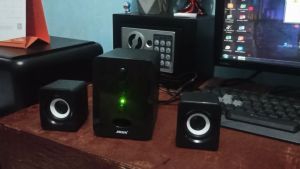 COD Kirim Cepat SADA Active Speaker Stereo 2.1 with Subwoofer & USB Power D 202/ Speaker laptop pc full bass mini gaming stereo plus volume no delay universal jbl robot polytron asus lenovo advance besar murah