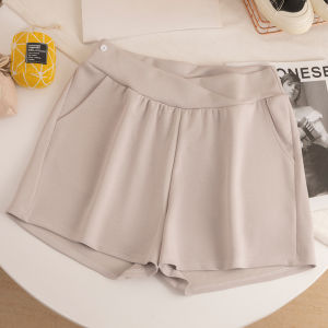 Pregnancy Shorts Summer Lightweight Casual Loose Leg Comfortable Trousers