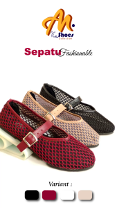 Sepatu Loafer NORA Wanita 2025 Mesh Vintage Bordir Gaya Korea