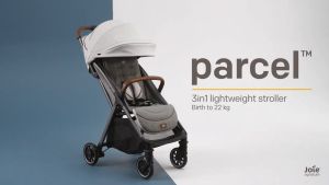 Joie Signature Parcel Compact Stroller | Lightweight 3in1 Cabin Size - Oyster