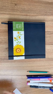 A4/24K Marker Pad Sketchbook Sketch Book 120LB Hardcover Buku Catatan Cat Air