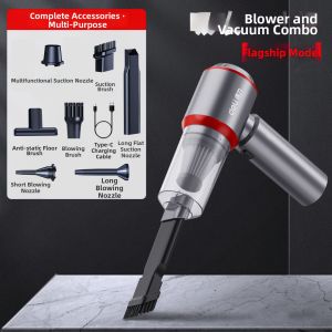 deli | Low-noise Portable Handheld Vacuum Cleaner