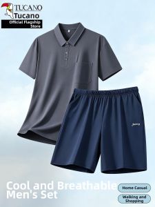 TUCANO | Breathable Cool Feel Mens Polo Shorts Set