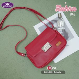 zahra bag by Ratu Bilqis tas selempang wanita bahan kulit sintetis
