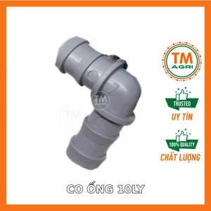 Bịch 100 cái Co ống PE 10ly (Nhựa POM) gắn ống PE 10x12mm chuyên dùng trong lắp đặt đường ống tưới nước