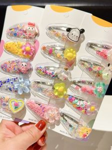 Sandflowery Fruit Children's Hair Clips: Cute Style & Frizz Control Bangs Holders