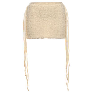 Váy Bó Sát Cạp Cao Dệt Kim Ôm Sát Hông Váy Ngắn Mùa Hè PVC PU Váy Ôm Sát Lưng Váy Ngắn Mùa Hè Váy Ngắn Mùa Hè