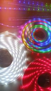 Lampu LED Strip Selang 5050 SMD AC 220v meteran indoor dan outdoor bq