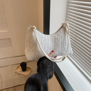 สไตล์เรโทร ผู้หญิง Baguette Breadstick Bag หลากหลาย กระเป๋าสะพายข้างใต้วงแขน ทันสมัย ลำลอง กระเป๋าสะพายไหล่ขนาดกลาง