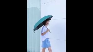 Payung Lipat Anti UV Motif Bunga / Payung Peace Minus One Anti UV Buka Tutup Manual