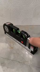 Alat Tukang Pengukur Laser Portable & Penggaris Waterpass 250cm