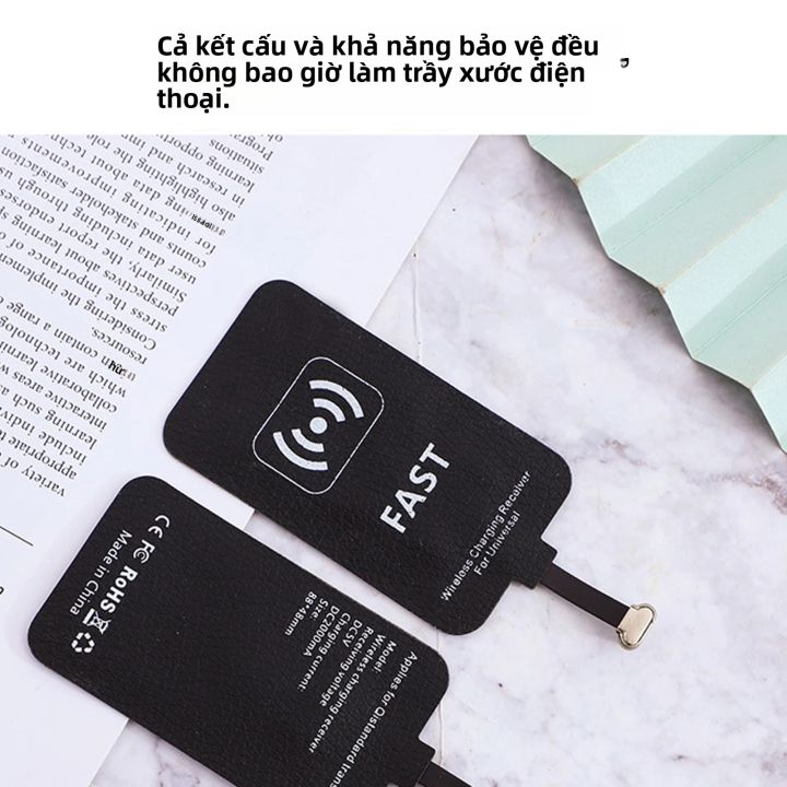 Bộ Thu Sạc Không Dây 10W, Giao Diện Type C, Chip Dành Cho Điện Thoại Di ...