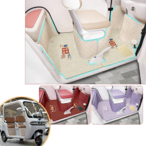 Vehicle Customization Decoration Foot Mats for Daxian Lonaotou Dual Gear Electric Tricycle