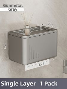YUJIANG | Waterproof Wall-Mounted Hole-Free Tissue Holder