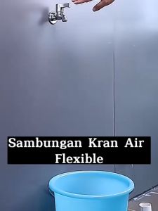 Sambungan Kran Air Flexible 20cm Universal 360 Derajat Faucet Extender Elastis Selang Air Penyambung Kepala Keran Westafel - FR Gallery