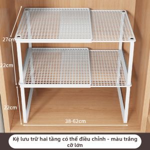 MINGZHIYIFAN | Giá Để Đồ Điều Chỉnh Được Nhiều Tầng Cho Tủ