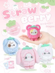Cute Strawberry Plush Hanging Decor
