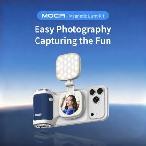 COMITOK MOCA Ergonomic Shooting Grip for iPhone Focus Lock/DSLR Shutter Rechargeable Remote Control + Optional Mirror/Light