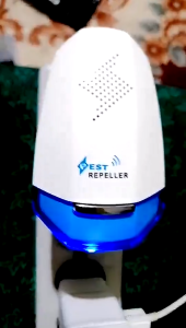 Top Seller ELECTRIC ULTRASONIC PEST REPELLENT | 100% Safe for Human and Pets | Indoor Plug-In Device for Mosquito Cockroach Rat & Insects Control | No Noise Easy to Operate | New Ultrasonic Repellent with Night Light | Ideal for Home Offices and More.