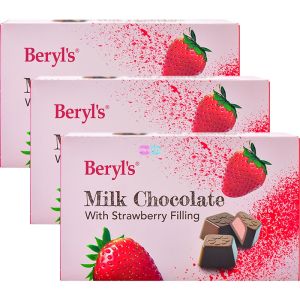 Original Beryls Green Tea Matcha Hearted Black Chocolate Boxed Snacks 40g Pure Chocolate No Substitute Cocoa Butter