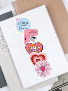 Encouraging English Motivational Stickers 50 Pcs for Phones Notebooks Helmets Photo Frames Water Cups Tables Keyboards Refrigerators DIY Decoration