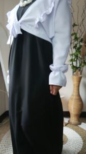 SERAYU DRESS WANITA OUTER SET/ DRESS WANITA 2IN1 KOREAN STYLE / BUSUI FRIENDLY SLETING DEPAN