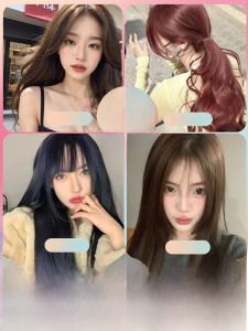 Blue Lotus Color New Release Home Hair Dyeing Paste London Milk Tea Brown Fog Tea Brown Cold Coffee Brown Cherry Red